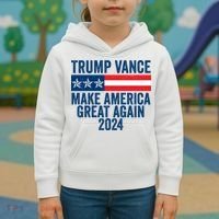 Trump Vance 2024 Make America Great Again Kids Hoodie thumb 3