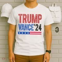 Trump Vance 2024 Vintage Election Usa T-Shirt thumb 6