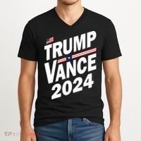 Trump Vance 2024 V-Neck T-Shirt thumb 2