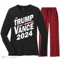 Trump Vance 2024 Women's Long Sleeve Flannel Pajama Set  thumb 0