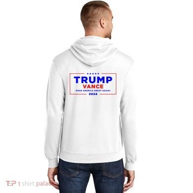 Trump Vance 2024 Front Pocket Print With Back Print Hoodie back