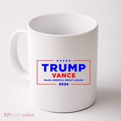 Trump Vance 2024 Front Pocket Print With Back Print Coffee Mug
