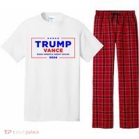 Trump Vance 2024 Front Pocket Print With Back Print Pajama Set thumb 0