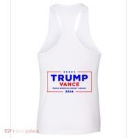 Trump Vance 2024 Front Pocket Print With Back Print Women's Tank Top thumb 4
