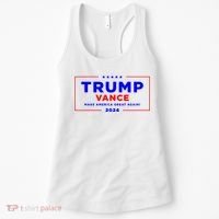 Trump Vance 2024 Front Pocket Print With Back Print Women's Tank Top thumb 0