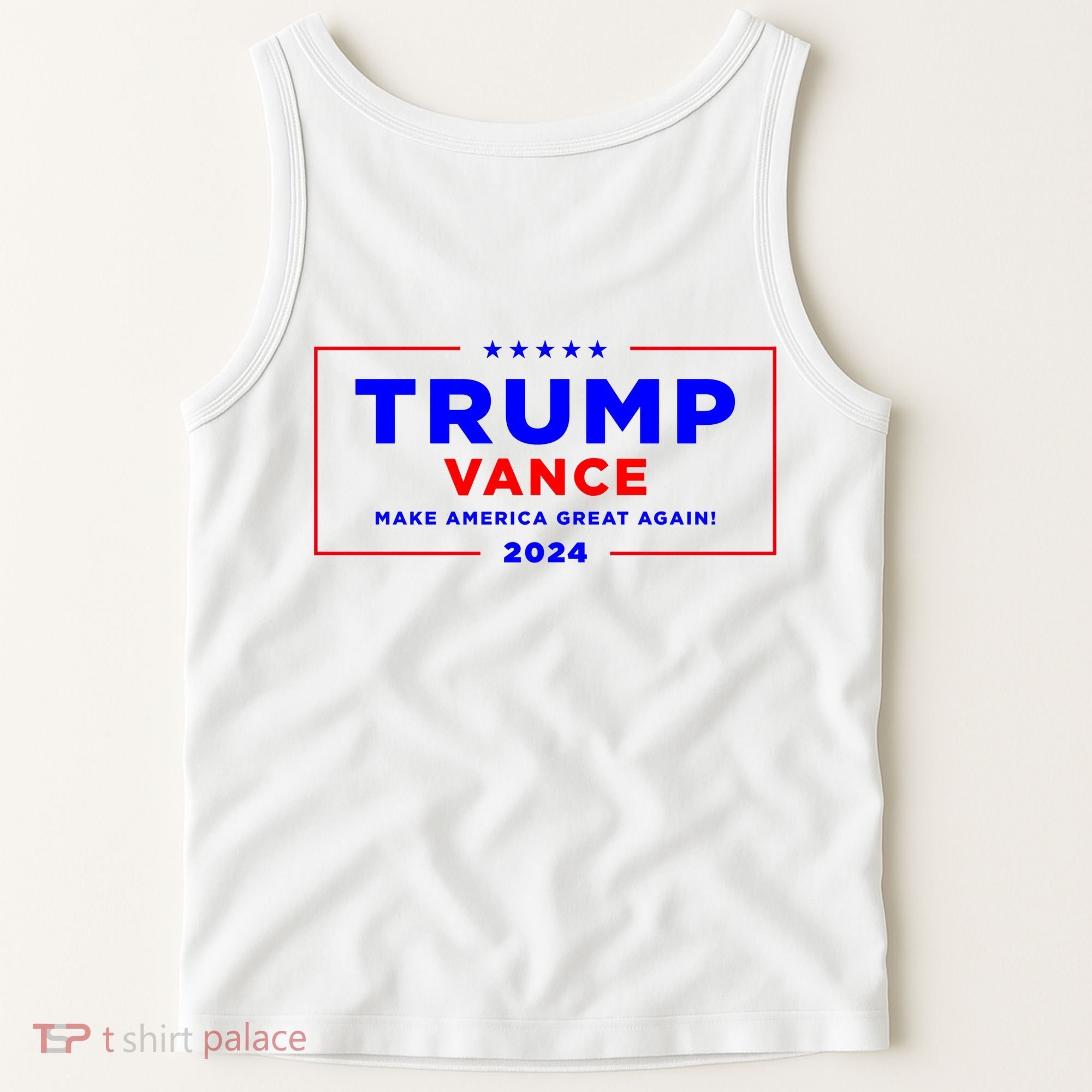 Trump Vance 2024 Front Pocket Print With Back Print Tank Top