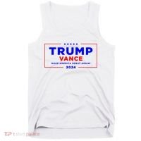 Trump Vance 2024 Front Pocket Print With Back Print Tank Top thumb 0