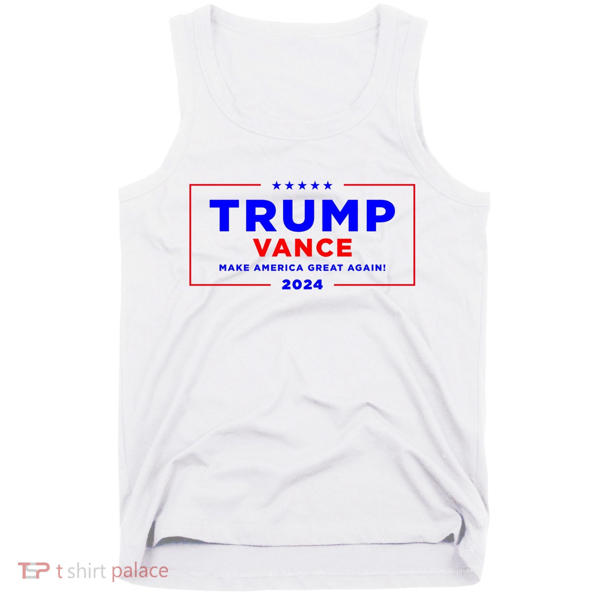 Trump Vance 2024 Front Pocket Print With Back Print Tank Top