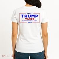 Trump Vance 2024 Front Pocket Print With Back Print Women's T-Shirt thumb 1