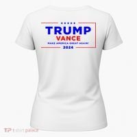 Trump Vance 2024 Front Pocket Print With Back Print Women's T-Shirt thumb 5