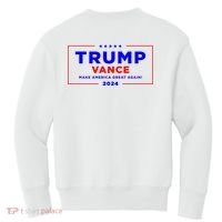 Trump Vance 2024 Front Pocket Print With Back Print Kids Sweatshirt thumb 1