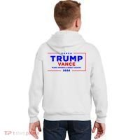 Trump Vance 2024 Front Pocket Print With Back Print Kids Hoodie thumb 1