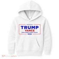 Trump Vance 2024 Front Pocket Print With Back Print Kids Hoodie thumb 0