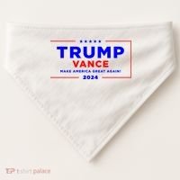 Trump Vance 2024 USA-Made Doggie Bandana thumb 0