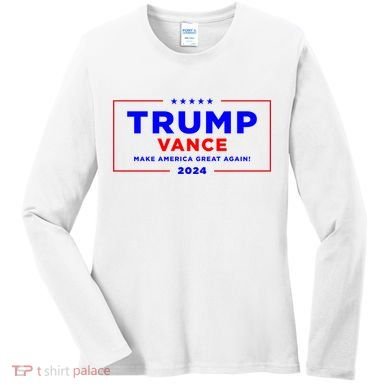 Trump Vance 2024 Women's Long Sleeve Shirt