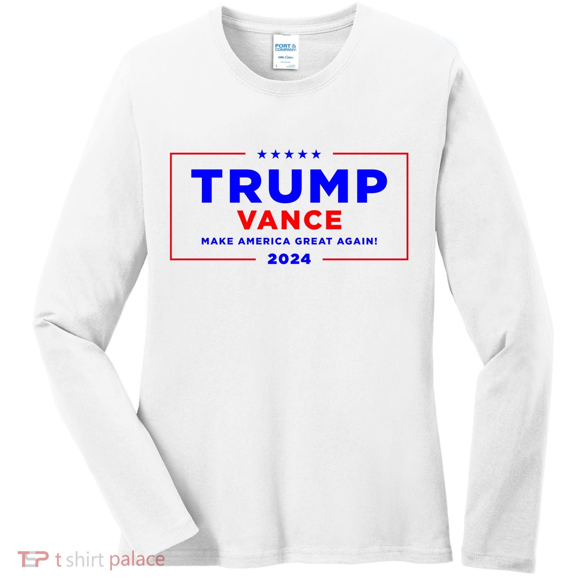 Trump Vance 2024 Women's Long Sleeve Shirt