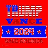 Trump Vance 2024 Save America Santa Hat thumb 1
