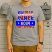 Trump Vance 2024 Save America T-Shirt thumb 6