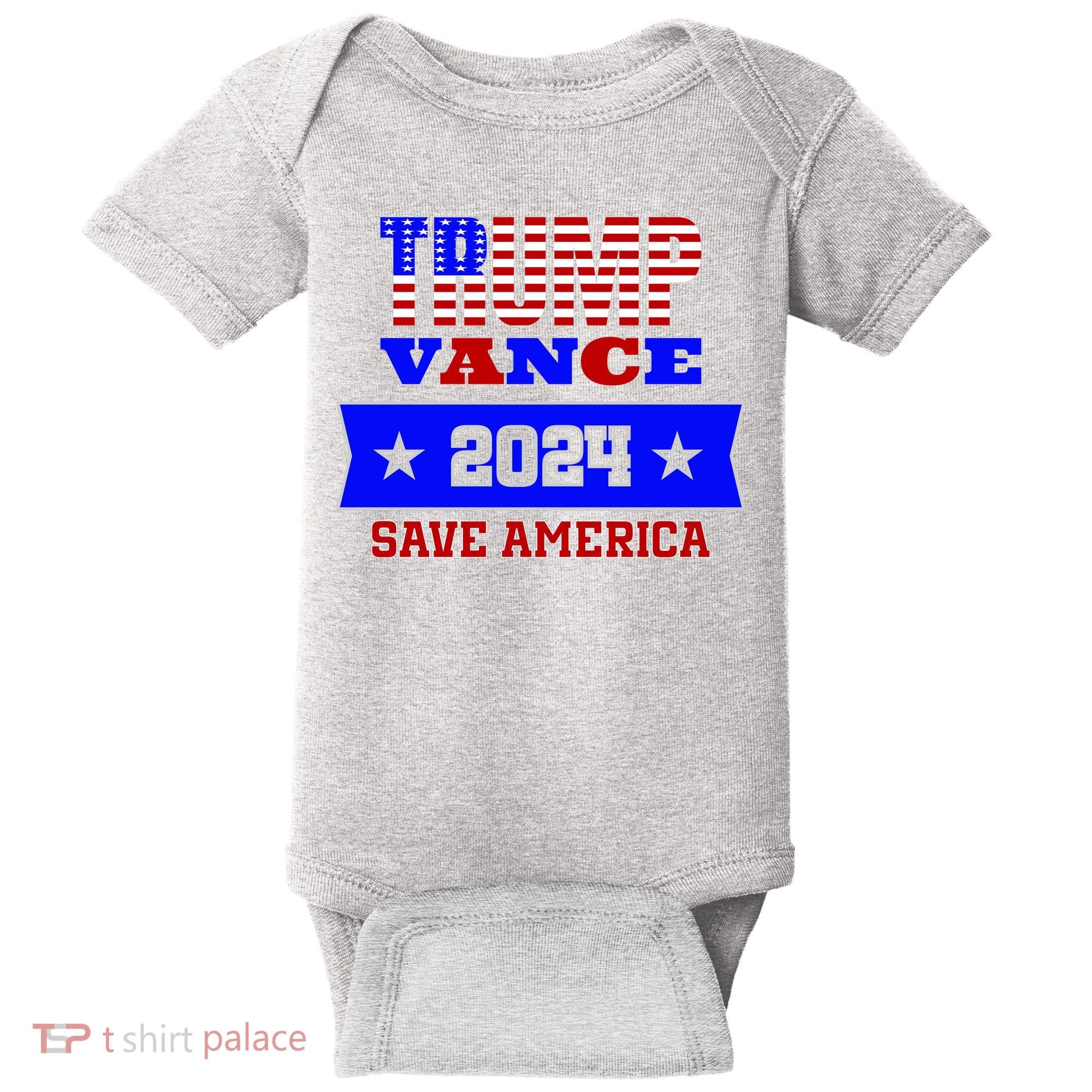 Trump Vance 2024 Save America Baby Bodysuit