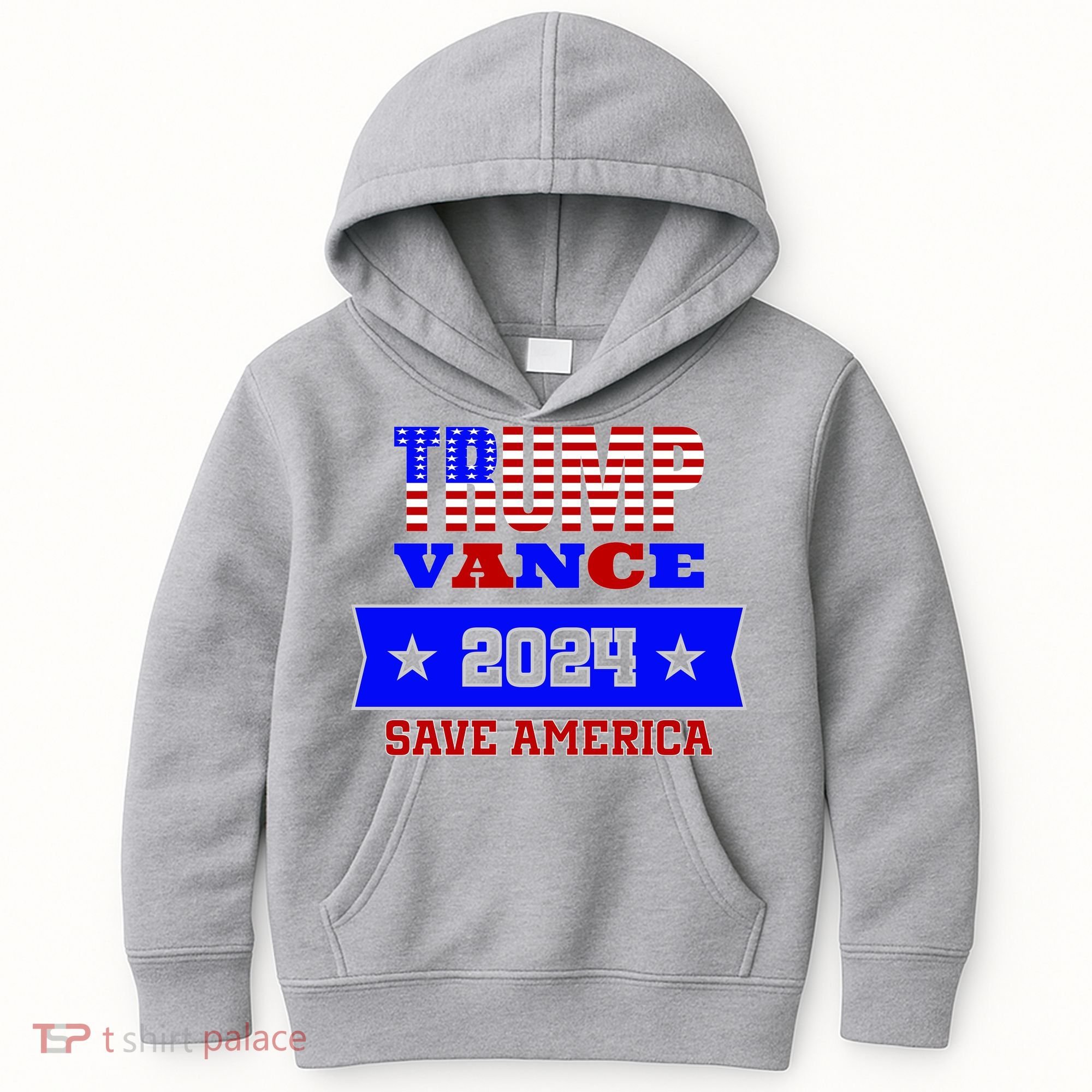 Trump Vance 2024 Save America Kids Hoodie