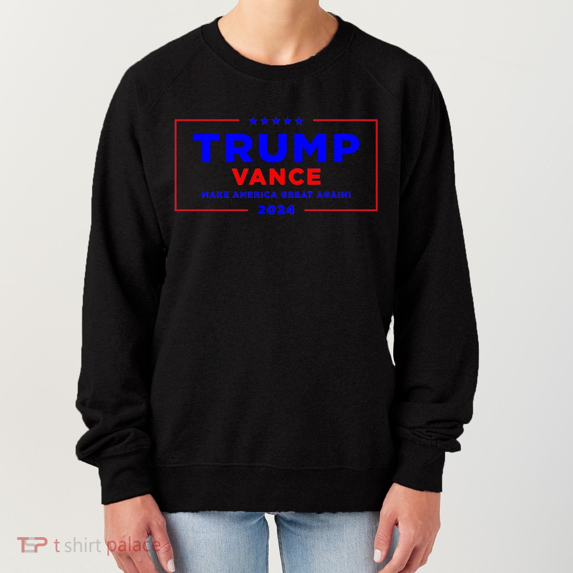 Trump Vance 2024 Pocket Print Women's Sweatshirt