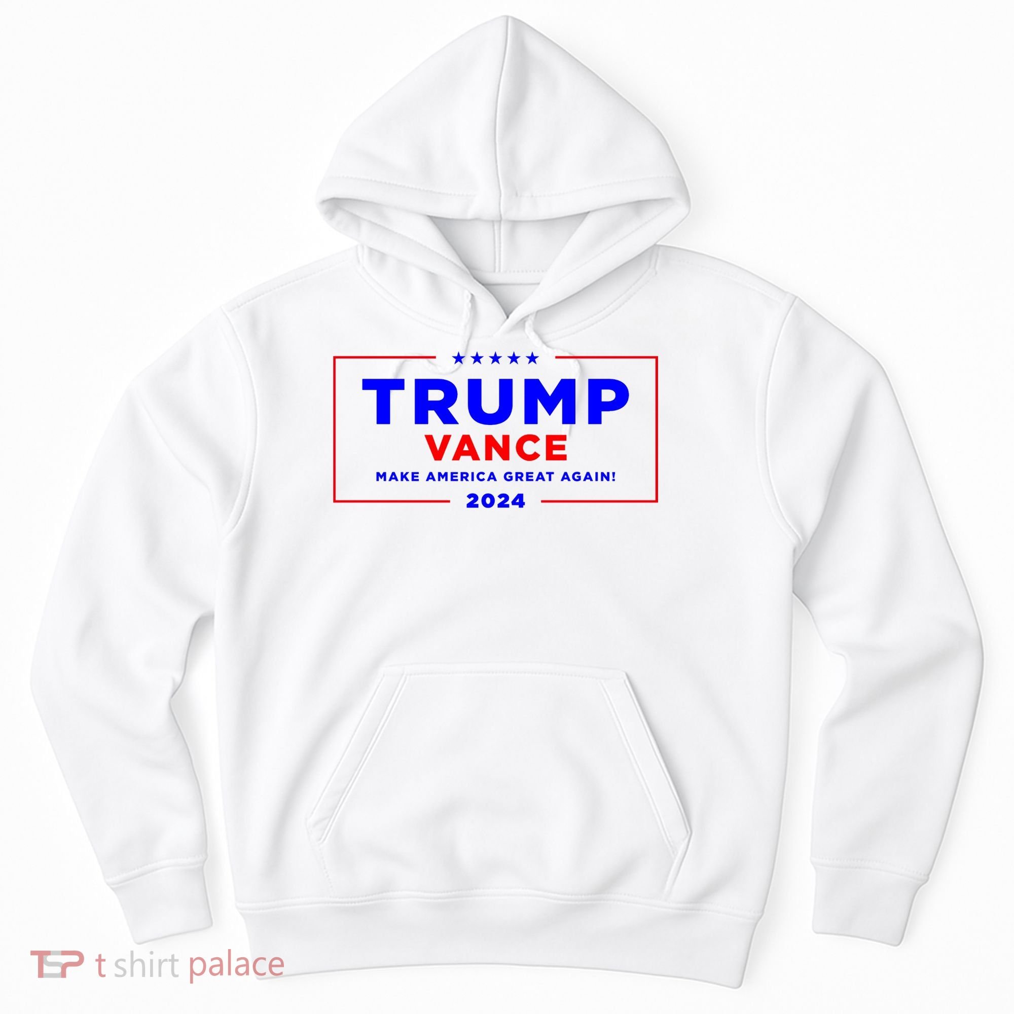 Trump Vance 2024 Pocket Print Hoodie