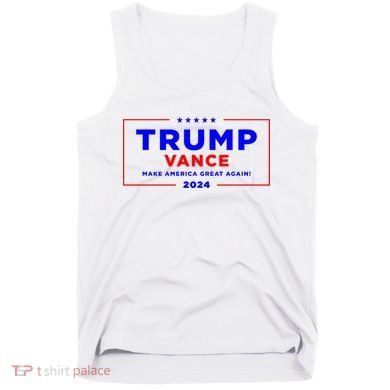 Trump Vance 2024 Pocket Print Tank Top