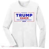 Trump Vance 2024 Pocket Print Women's Long Sleeve Shirt thumb 0