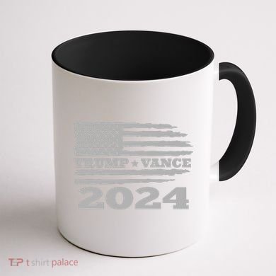 Trump Vance 2024 Gray Style Coffee Mug back