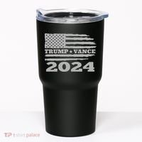 Trump Vance 2024 Gray Style Tumbler thumb 0