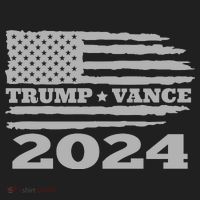 Trump Vance 2024 Gray Style Tumbler thumb 3
