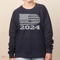 Trump Vance 2024 Gray Style Women's Sweatshirt thumb 0