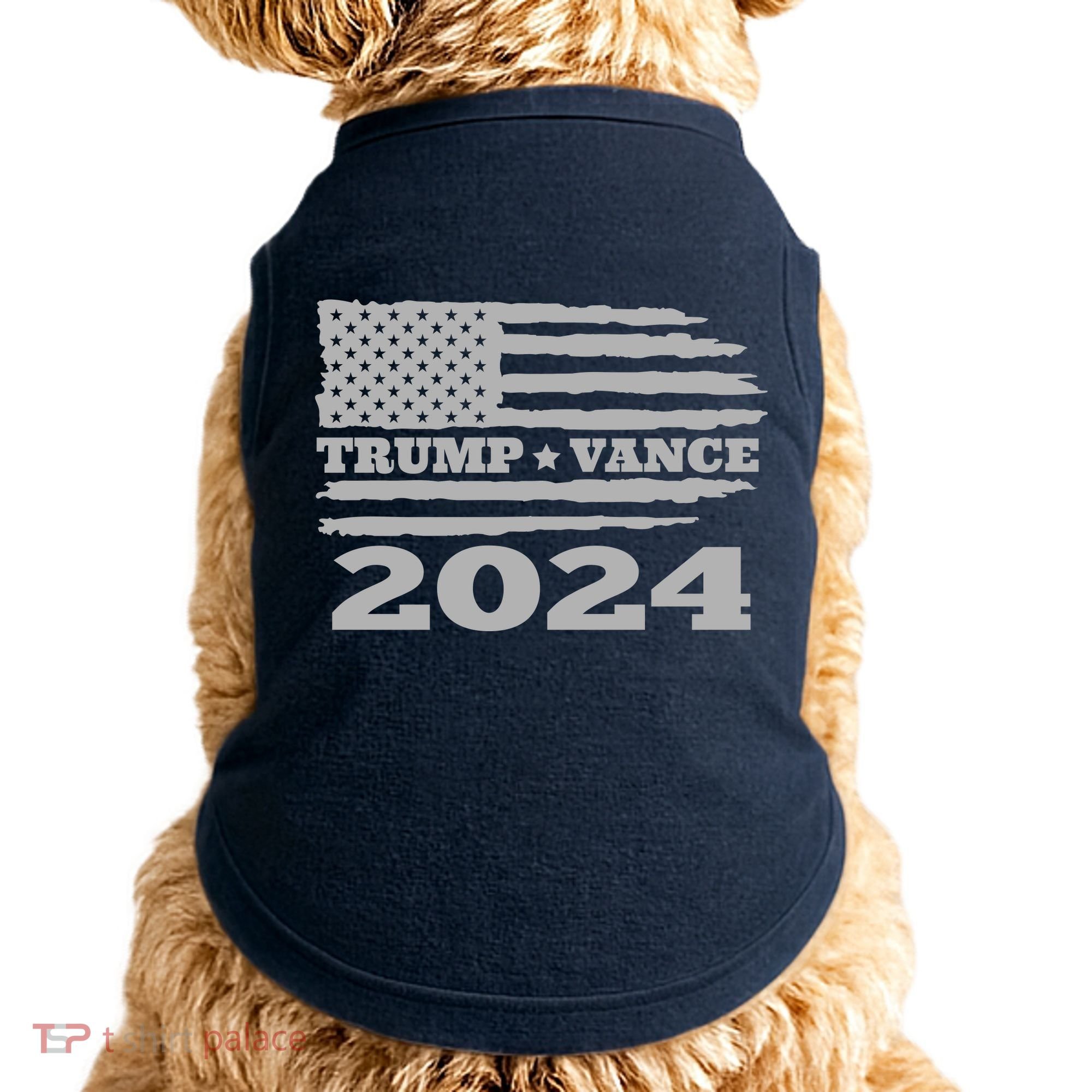 Trump Vance 2024 Gray Style Doggie Tank