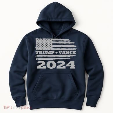 Trump Vance 2024 Gray Style Hoodie