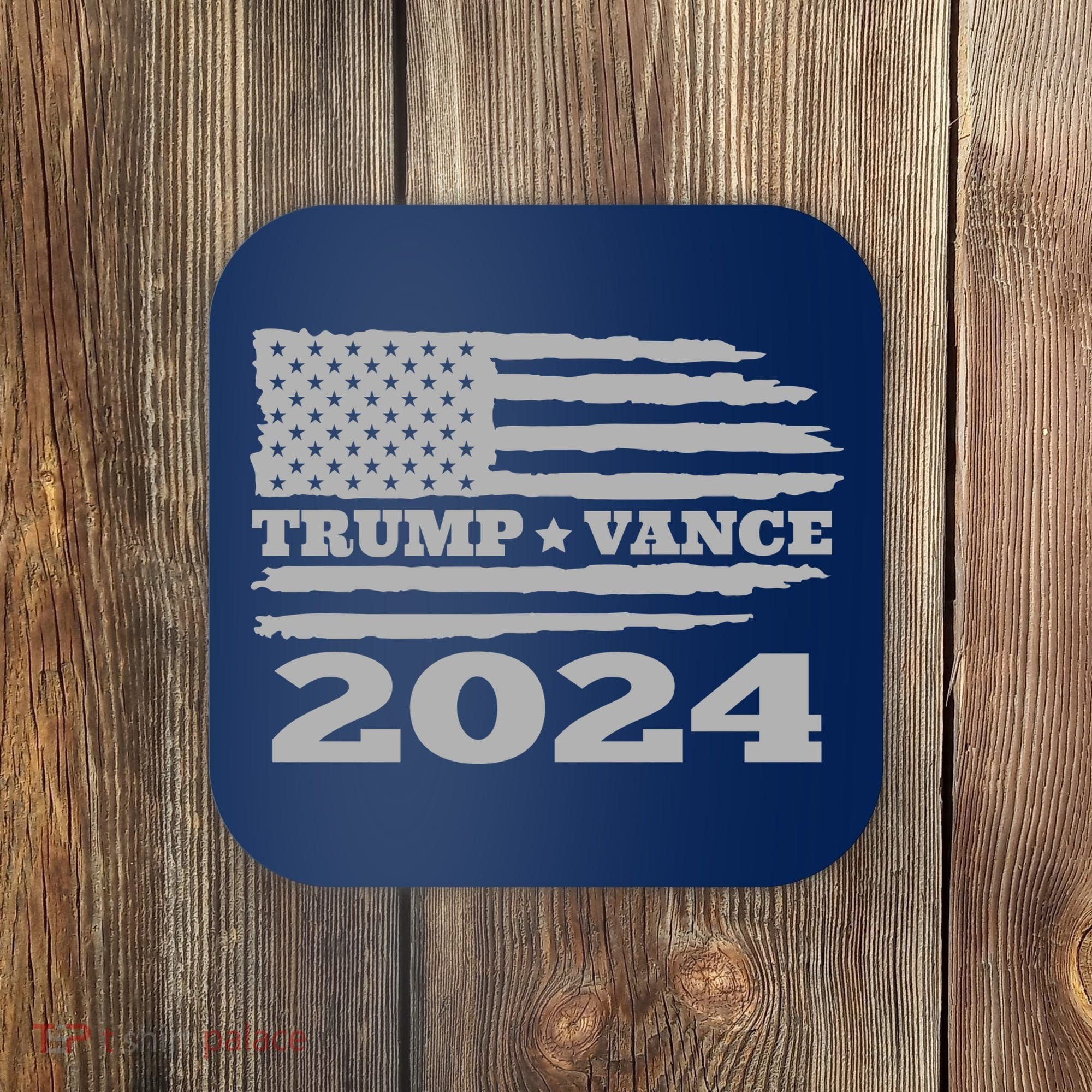 Trump Vance 2024 Gray Style Coaster