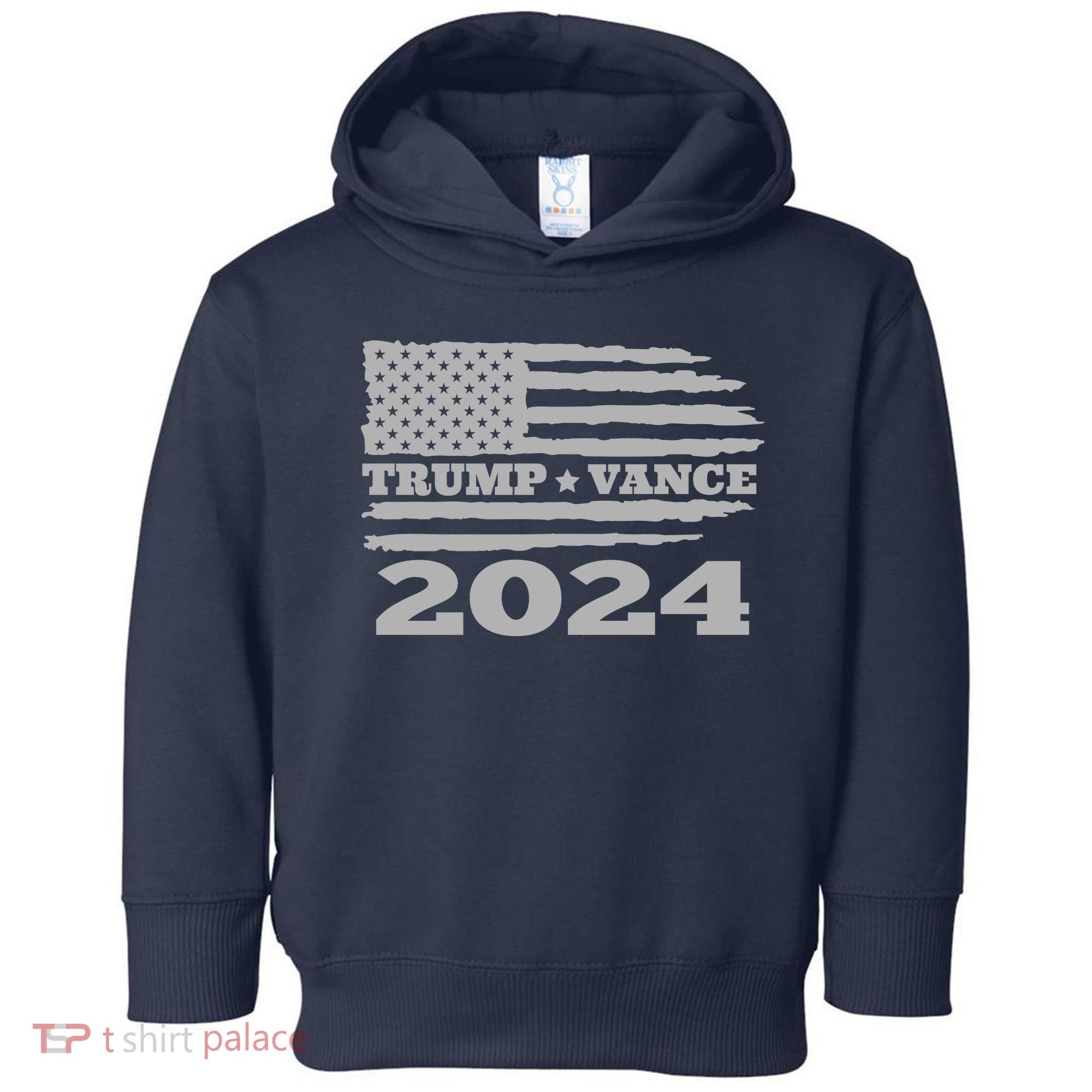 Trump Vance 2024 Gray Style Toddler Hoodie