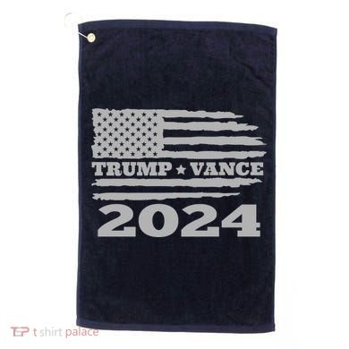 Trump Vance 2024 Gray Style Golf Towel