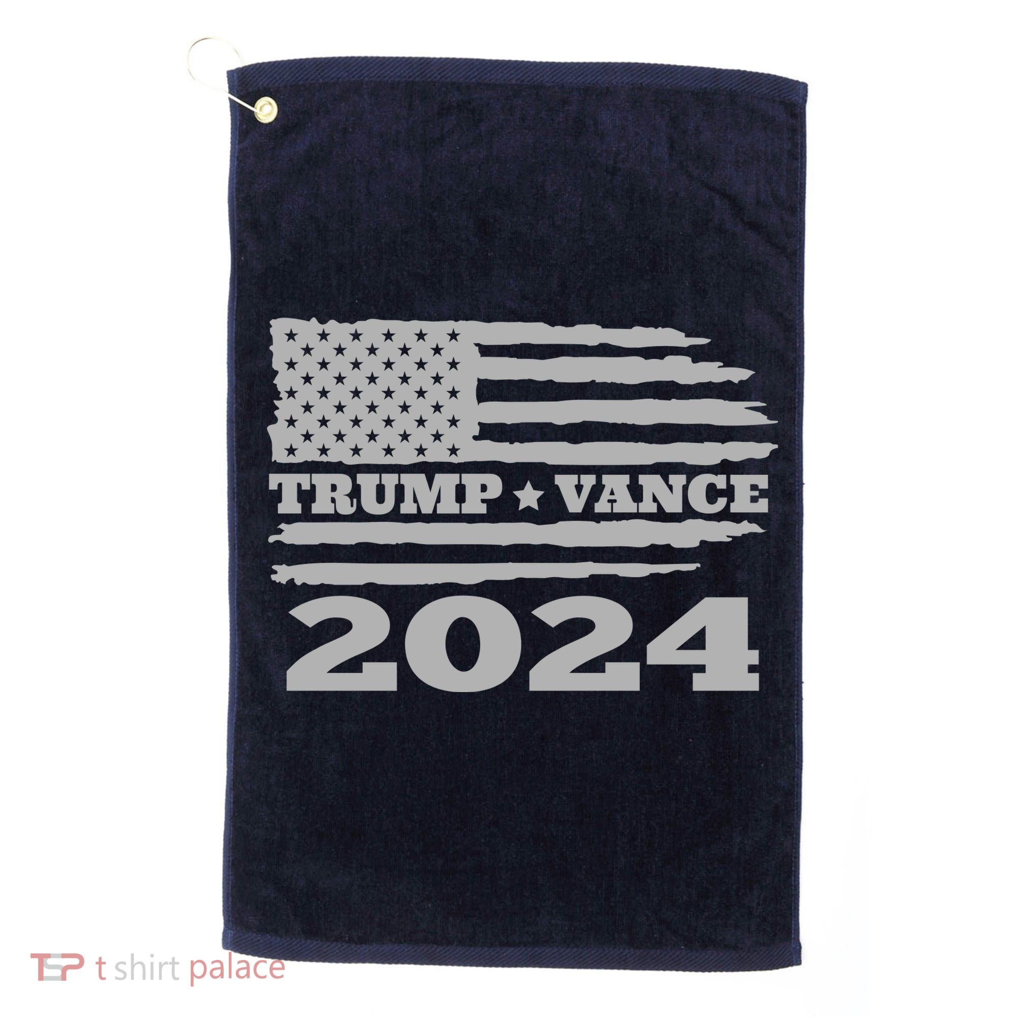 Trump Vance 2024 Gray Style Golf Towel