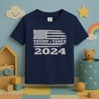 Trump Vance 2024 Gray Style Toddler T-Shirt thumb 3