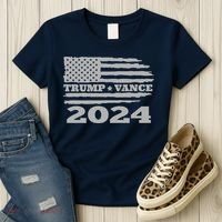 Trump Vance 2024 Gray Style Women's T-Shirt thumb 3