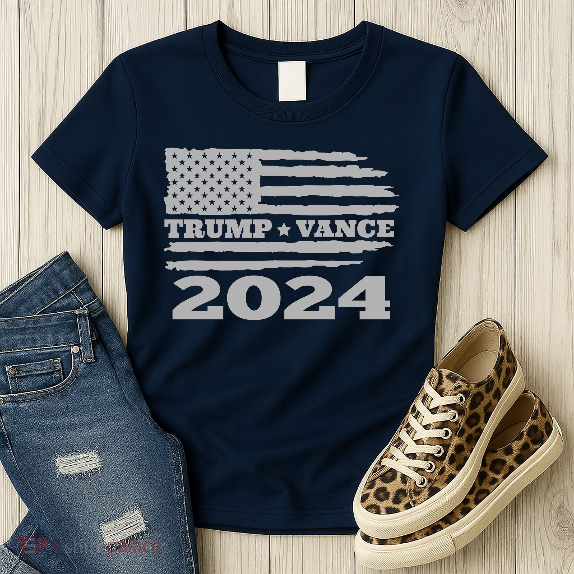 Trump Vance 2024 Gray Style Women's T-Shirt