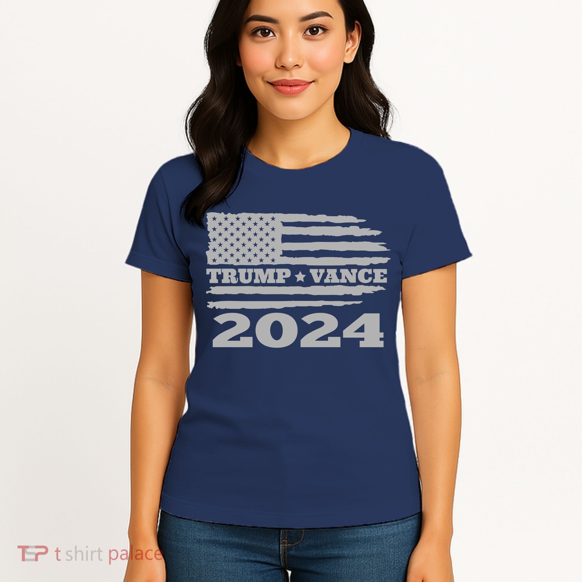 Trump Vance 2024 Gray Style Women's T-Shirt