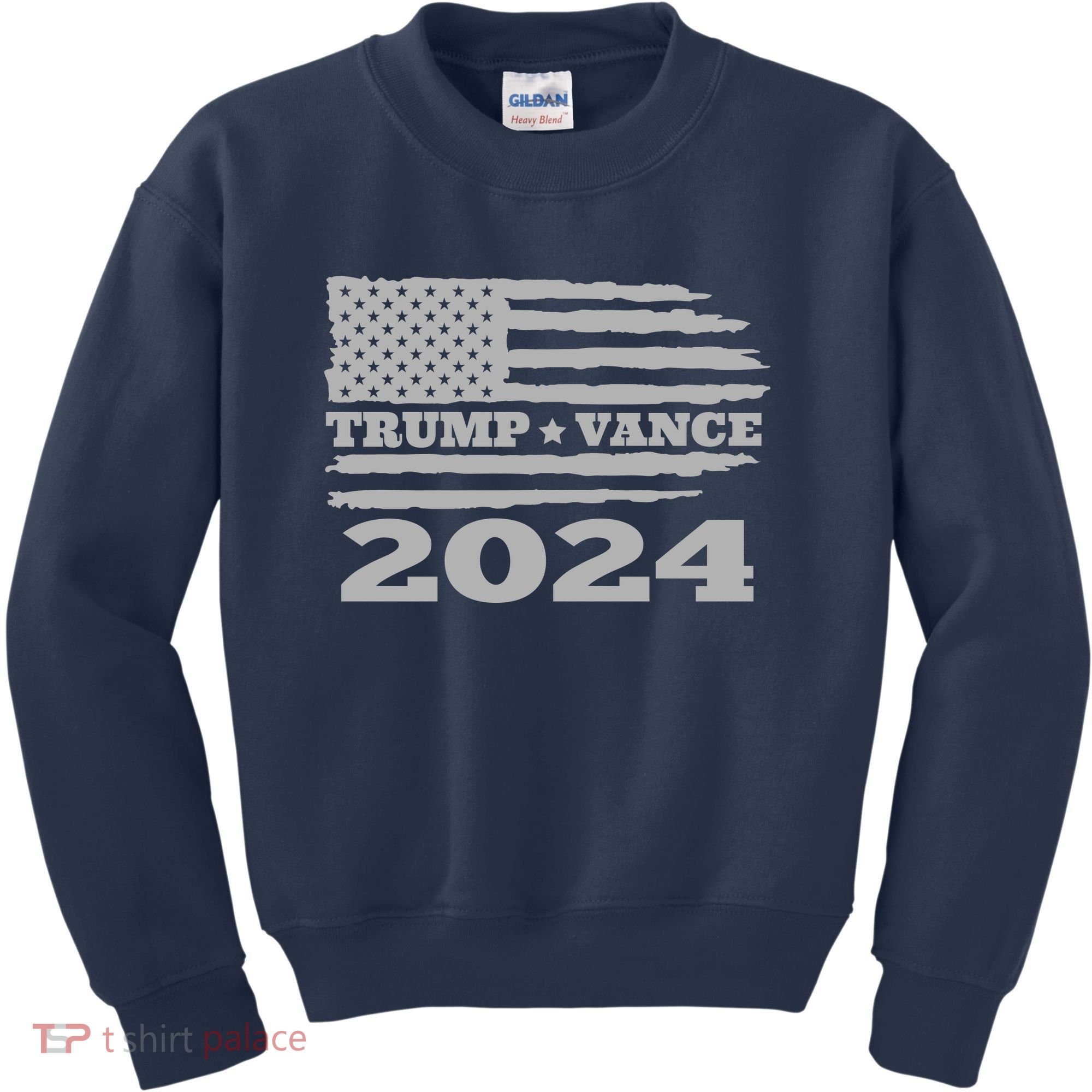 Trump Vance 2024 Gray Style Kids Sweatshirt