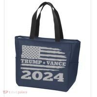 Trump Vance 2024 Gray Style Tote Bag thumb 3