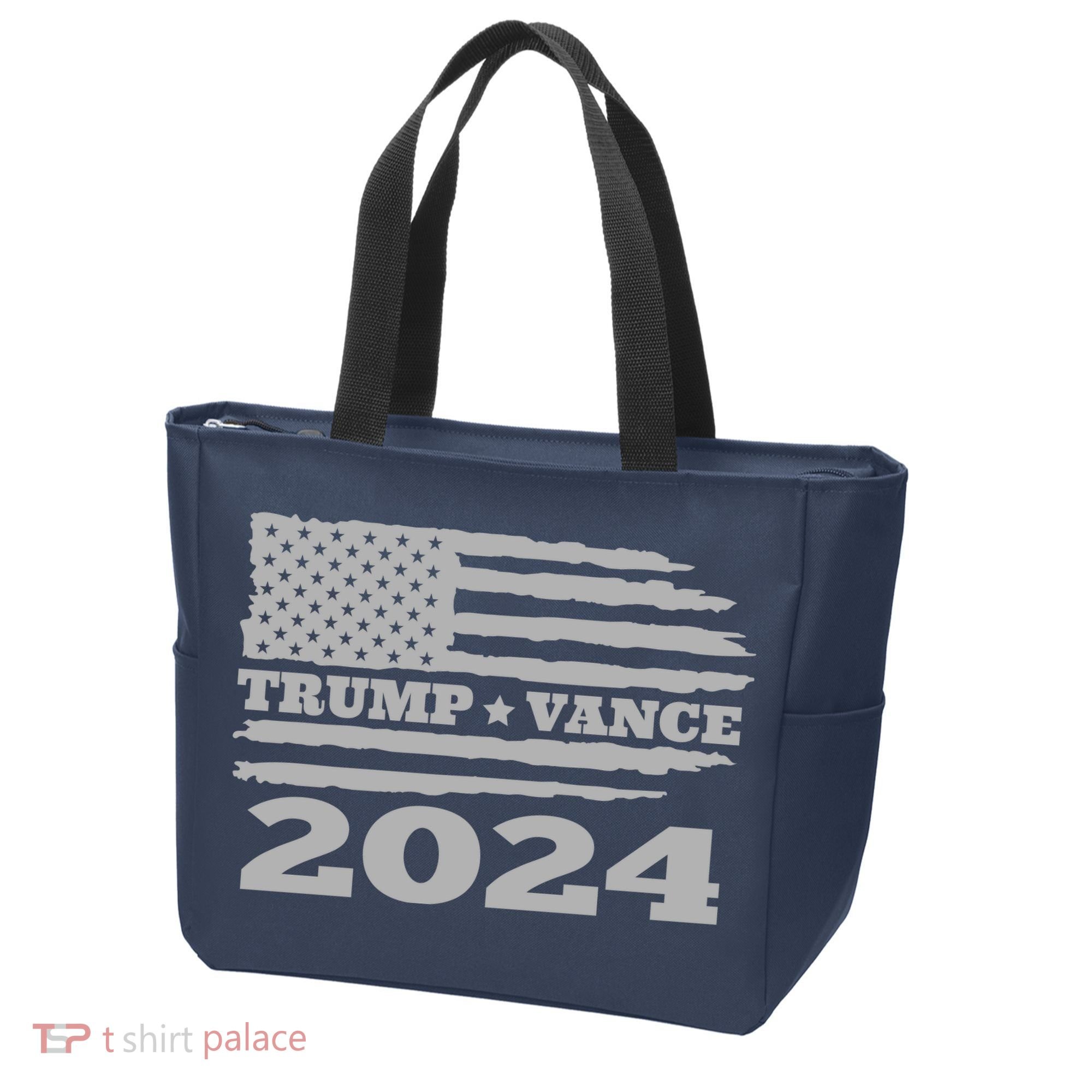 Trump Vance 2024 Gray Style Tote Bag