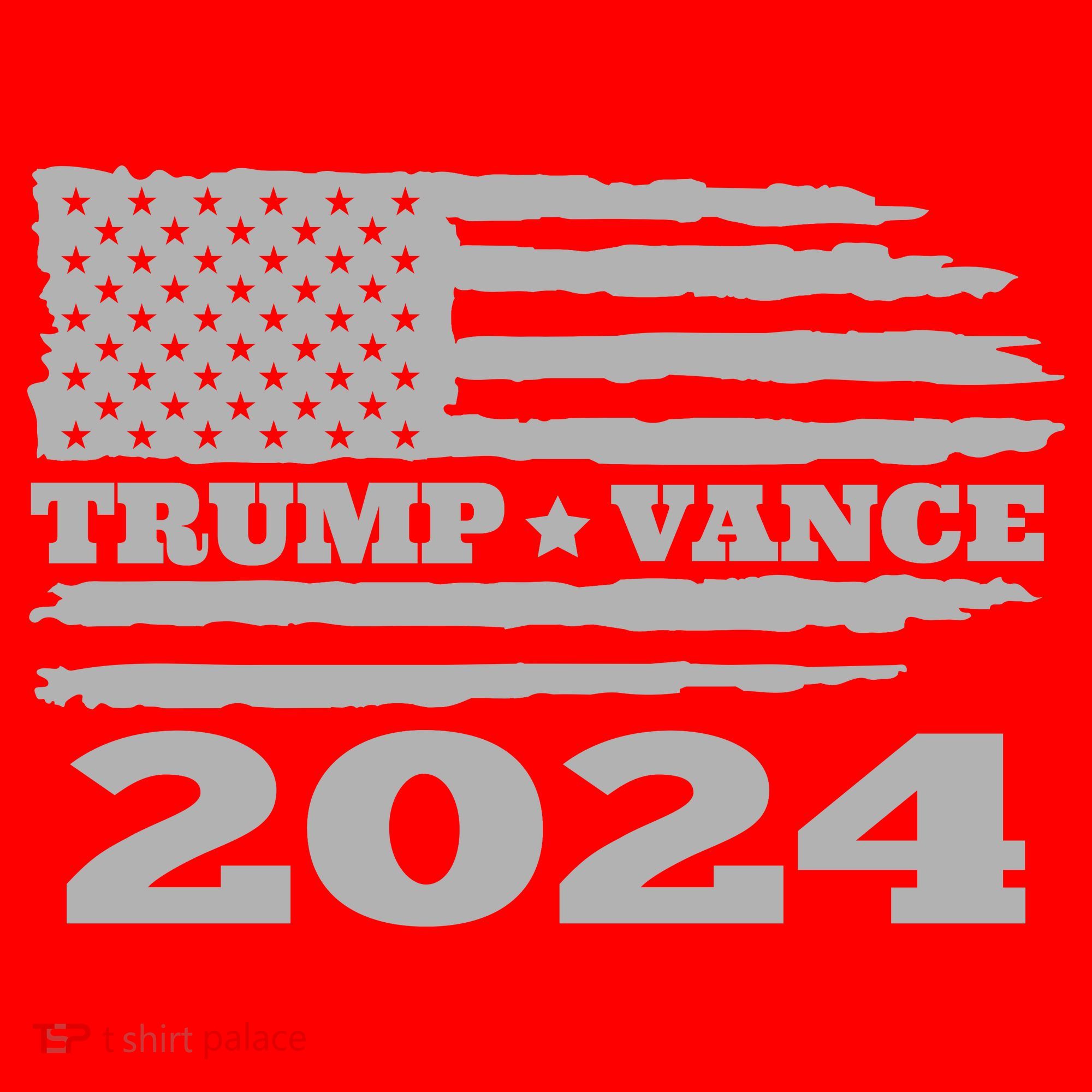 Trump Vance 2024 Gray Style Santa Hat