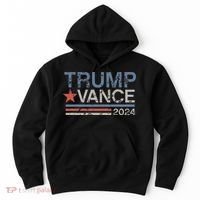 Trump Vance 2024 Retro Featuring Trump And Jd Vance Hoodie thumb 0