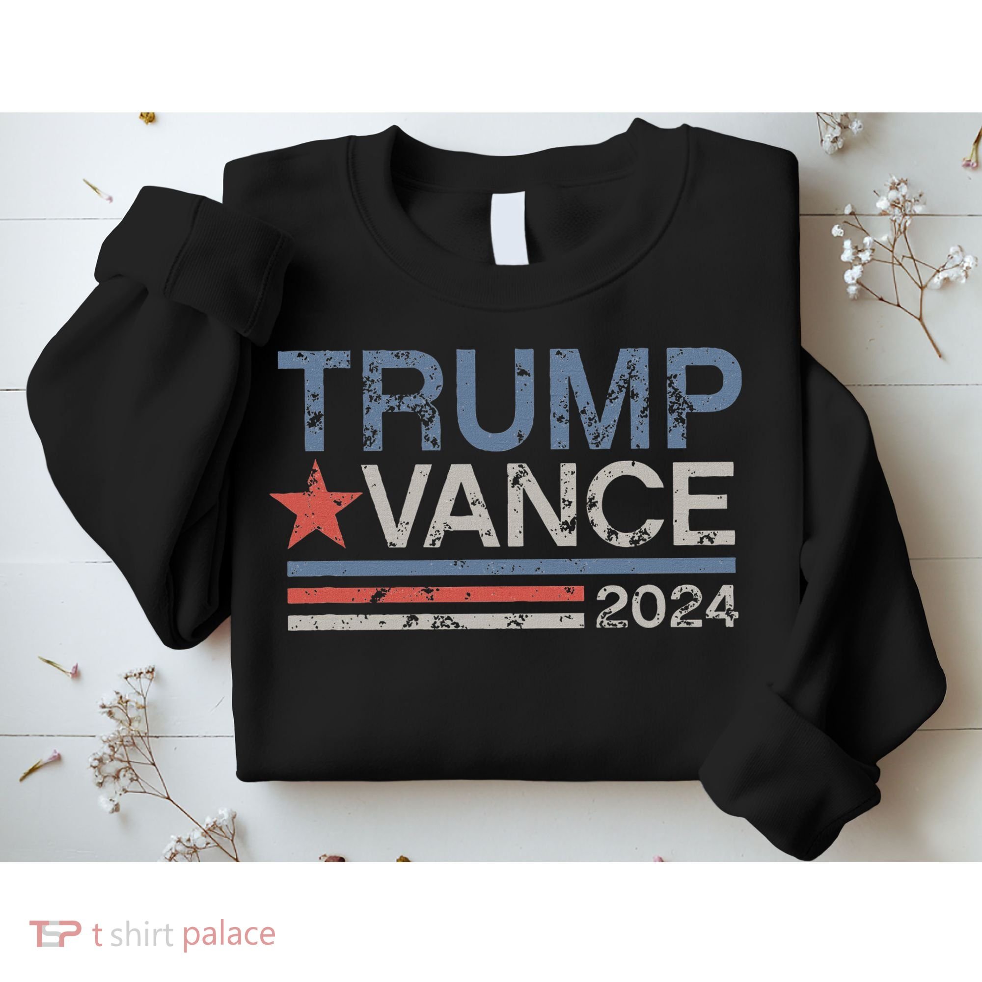 Trump Vance 2024 Retro Featuring Trump And Jd Vance Sweatshirt