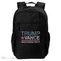 Trump Vance 2024 Retro Featuring Trump And Jd Vance Backpack thumb 0