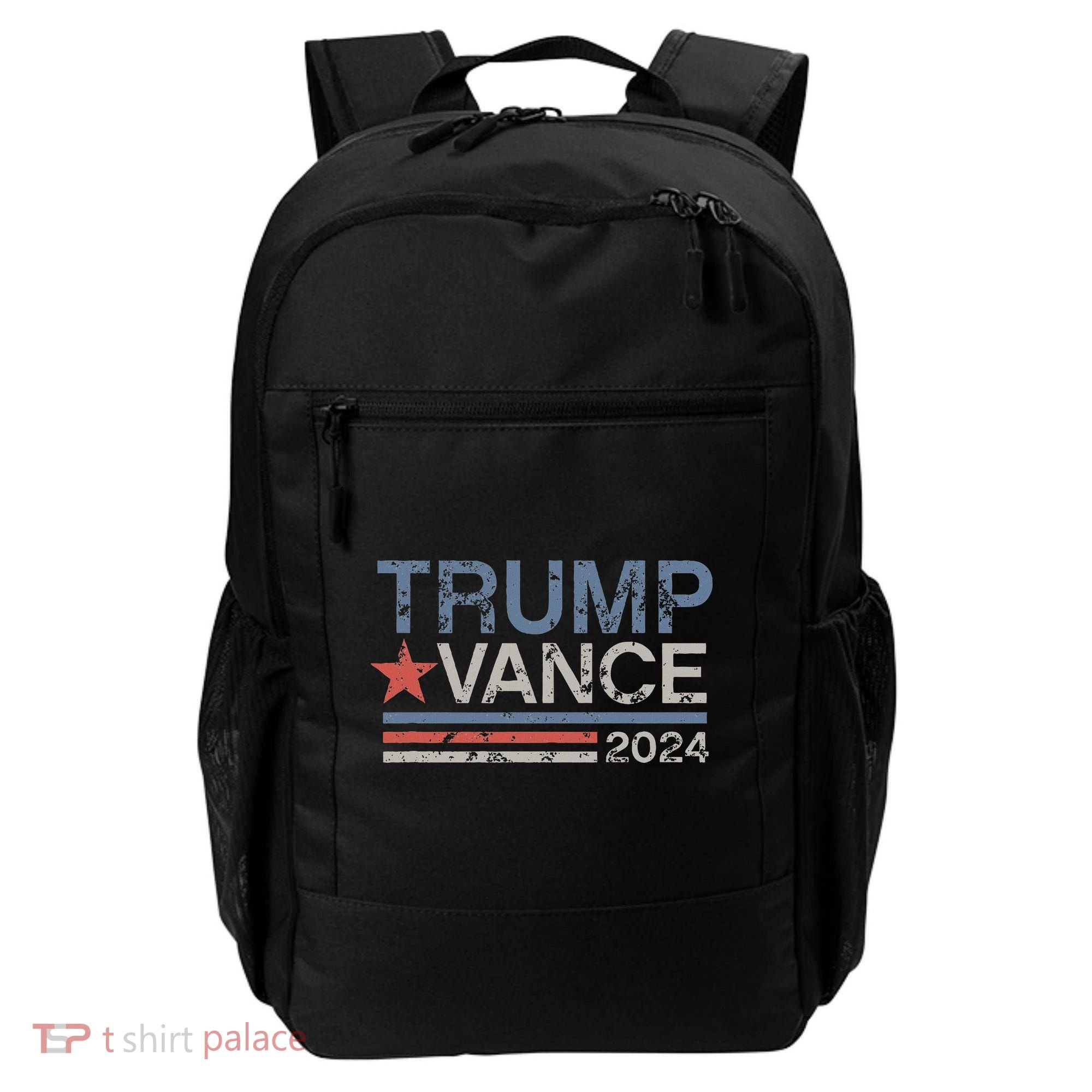 Trump Vance 2024 Retro Featuring Trump And Jd Vance Backpack